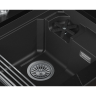Кухонная мойка GRANULA KS-7309RU ЧЕРНЫЙ кварц 7309RU CHEPHYII